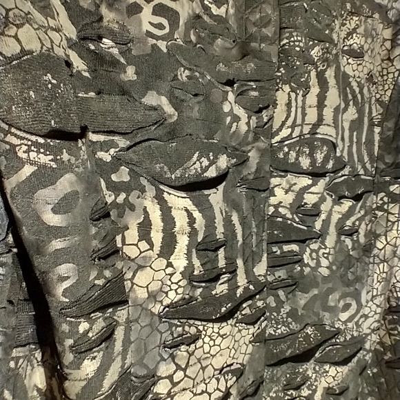 Chico's Jacket Animal Print Sz. 0 - Picture 4 of 6